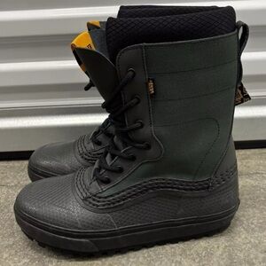 Vans Standard Snow MTE Boots Green Grey Black Mens Size 10 New